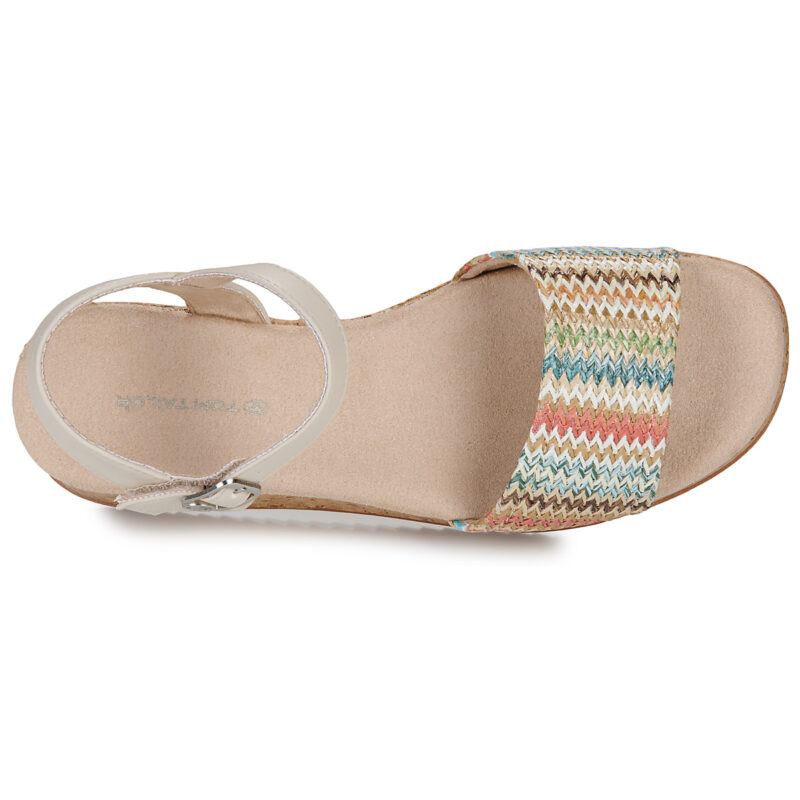Tom Tailor CHANELL Multicolore Sandali con zeppa Donna - 6