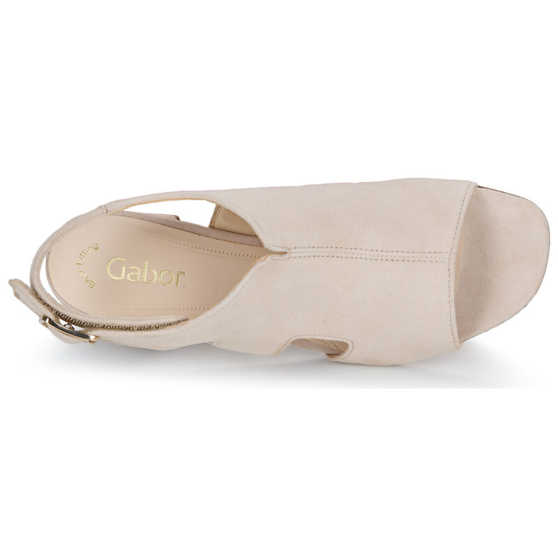 Gabor 61712 Beige Sandali con tacco Donna - 6
