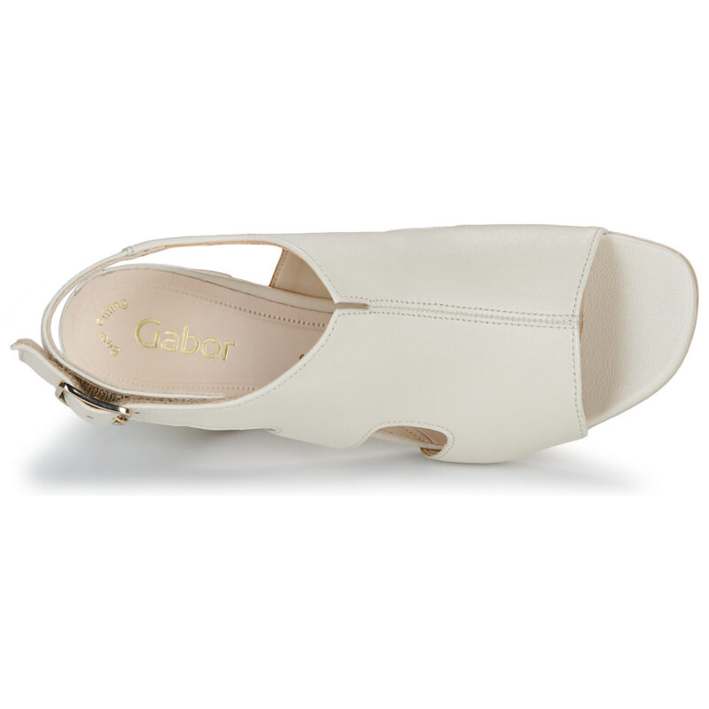 Gabor 61712 Bianco Sandali con tacco Donna - 6