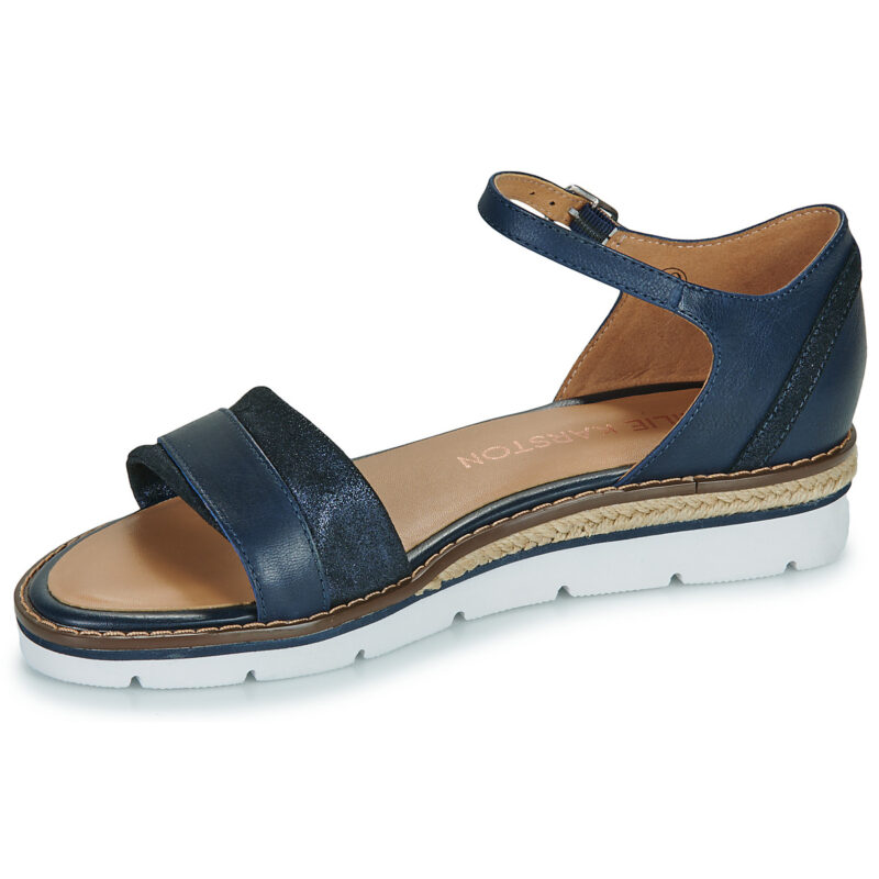 Karston VIVIANE Blu Sandali con zeppa Donna - 4