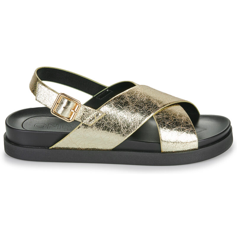 Only ONLMINNIE-2 PU SLINGBACK SANDAL Oro Sandali bassi Donna - 2