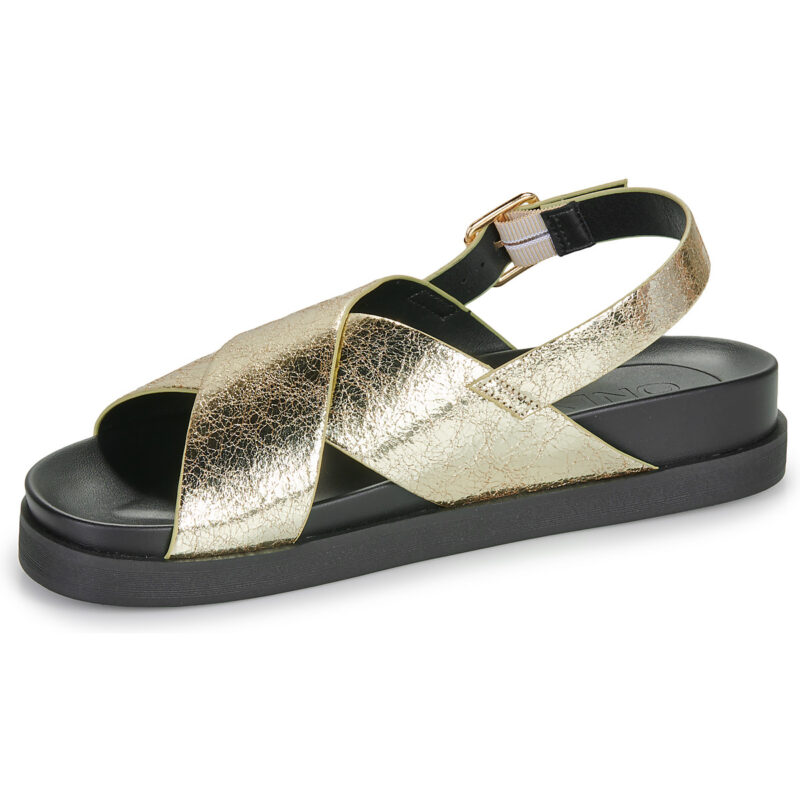 Only ONLMINNIE-2 PU SLINGBACK SANDAL Oro Sandali bassi Donna - 4