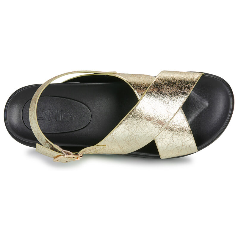 Only ONLMINNIE-2 PU SLINGBACK SANDAL Oro Sandali bassi Donna - 6