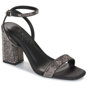 Only  ONLALYX-28 BLING HEELED SANDAL  Nero Sandali con tacco Donna