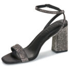 Only ONLALYX-28 BLING HEELED SANDAL Nero Sandali con tacco Donna - 4