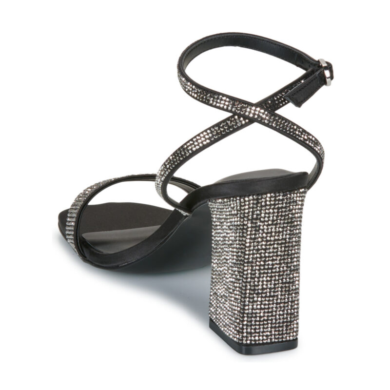 Only ONLALYX-28 BLING HEELED SANDAL Nero Sandali con tacco Donna - 5