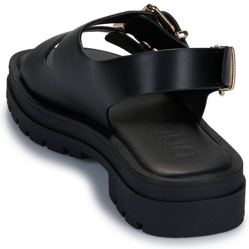Only ONLMELODY-2 BUCKLE SANDAL Nero Sandali bassi Donna - 5