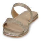 MICHAEL Michael Kors JAIDA FLAT SANDAL Oro Sandali bassi Donna - 3