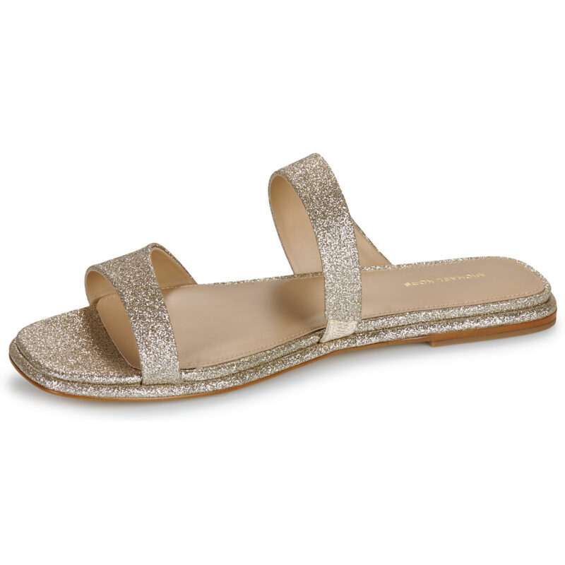 MICHAEL Michael Kors JAIDA FLAT SANDAL Oro Sandali bassi Donna - 4