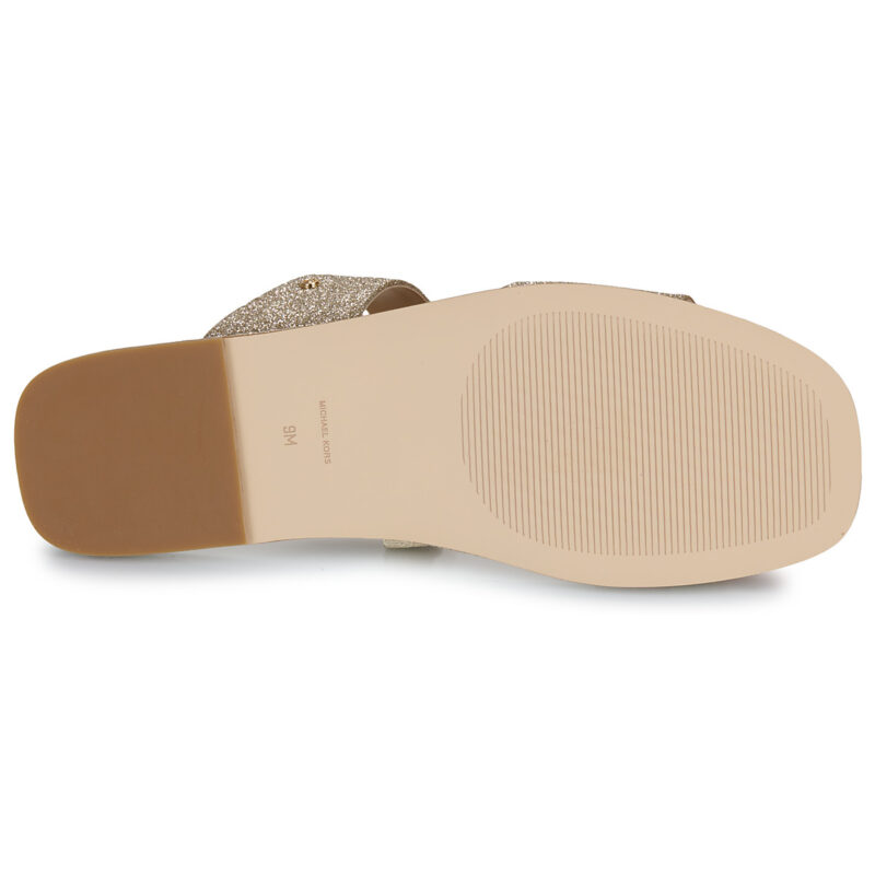 MICHAEL Michael Kors JAIDA FLAT SANDAL Oro Sandali bassi Donna - 7