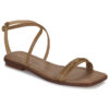 MICHAEL Michael Kors LENA FLAT SANDAL Marrone Sandali bassi Donna