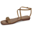 MICHAEL Michael Kors LENA FLAT SANDAL Marrone Sandali bassi Donna - 4