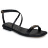 MICHAEL Michael Kors LENA FLAT SANDAL Nero Sandali bassi Donna