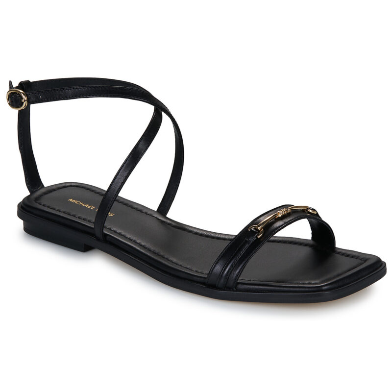 MICHAEL Michael Kors LENA FLAT SANDAL Nero Sandali bassi Donna - 1