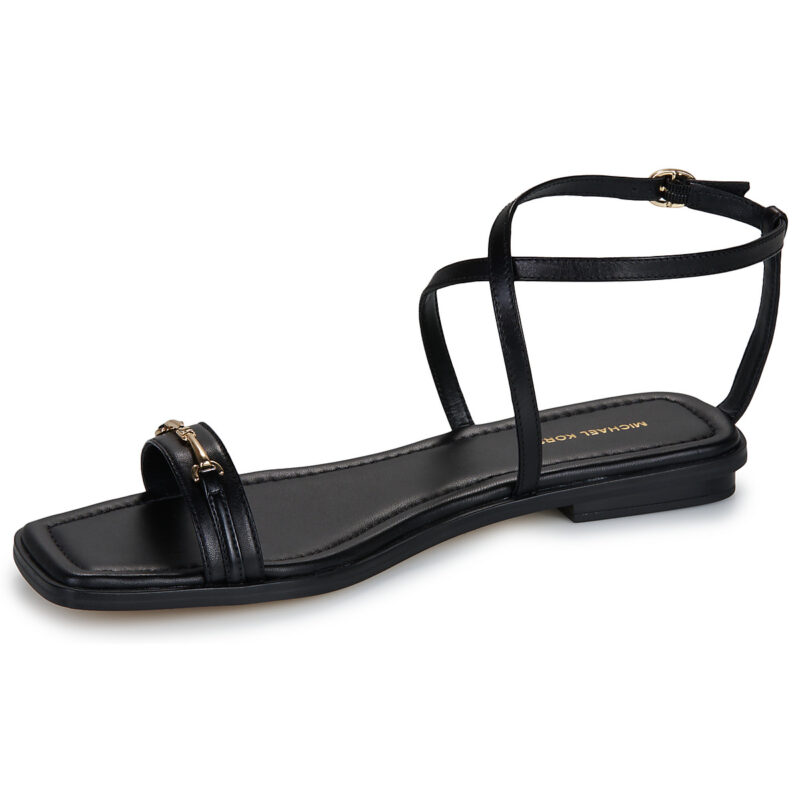 MICHAEL Michael Kors LENA FLAT SANDAL Nero Sandali bassi Donna - 4