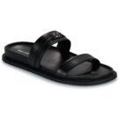 MICHAEL Michael Kors MANDY FLAT SANDAL Nero Sandali bassi Donna - 1