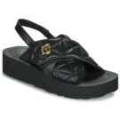 Love Moschino WAVE SANDAL Nero Sandali con zeppa Donna - 1