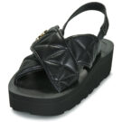 Love Moschino WAVE SANDAL Nero Sandali con zeppa Donna - 3