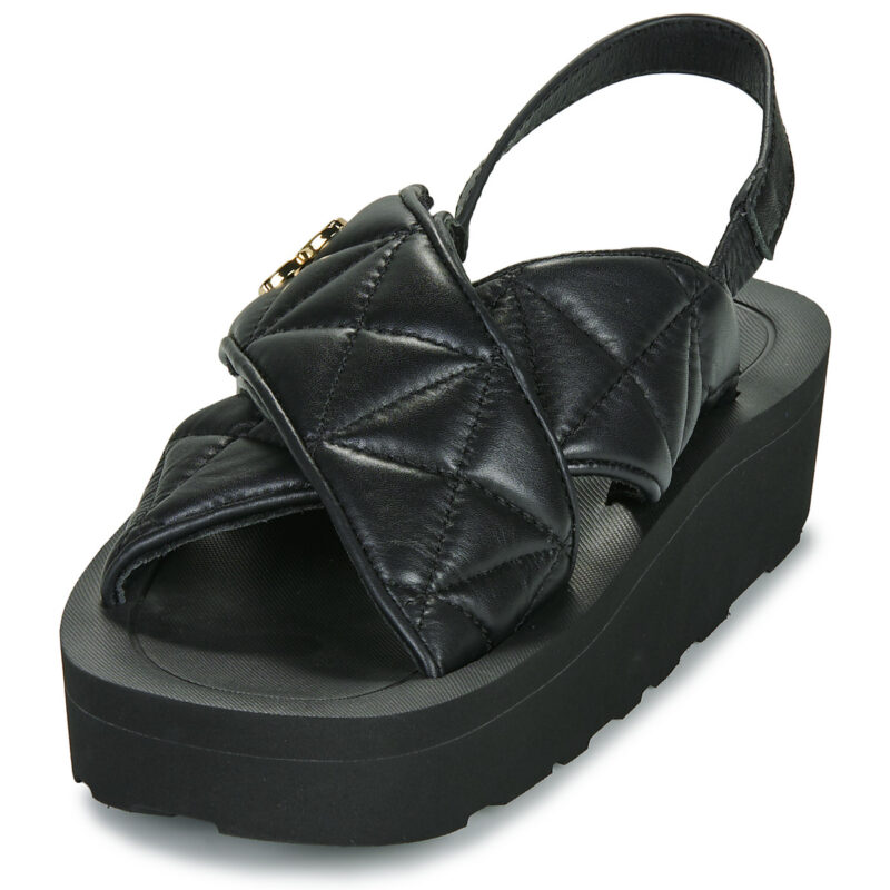 Love Moschino WAVE SANDAL Nero Sandali con zeppa Donna - 3
