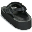 Love Moschino WAVE SANDAL Nero Sandali con zeppa Donna - 5