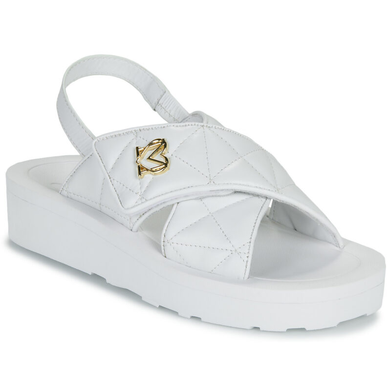 Love Moschino WAVE SANDAL Bianco Sandali con zeppa Donna - 1