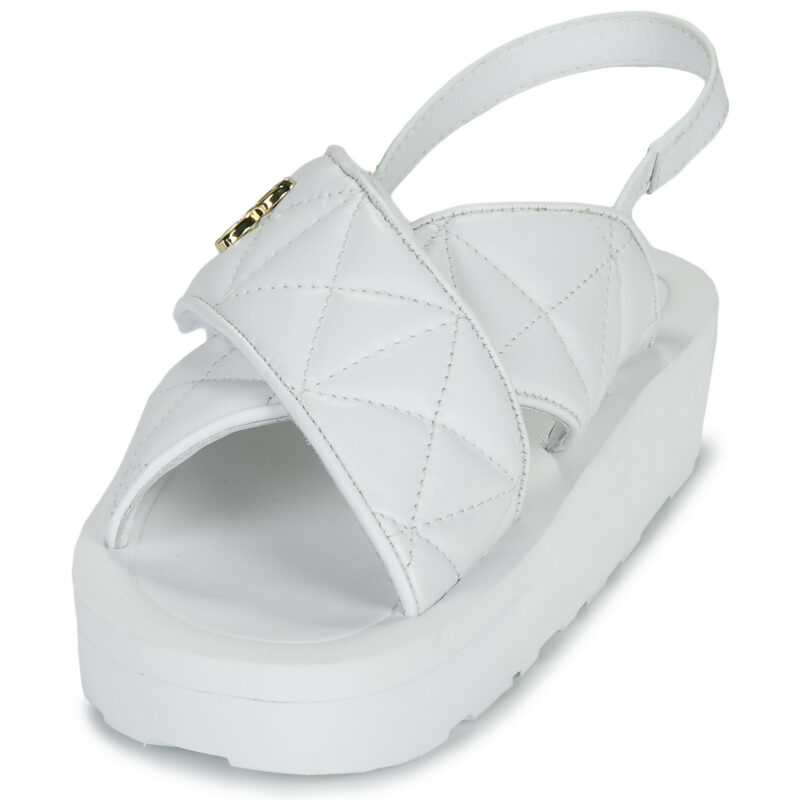 Love Moschino WAVE SANDAL Bianco Sandali con zeppa Donna - 3