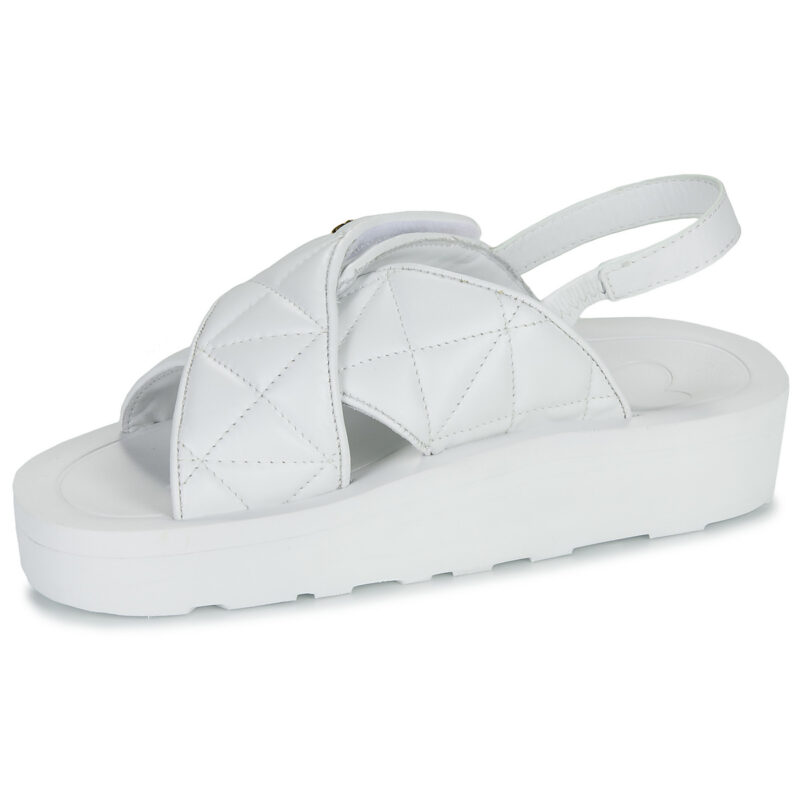 Love Moschino WAVE SANDAL Bianco Sandali con zeppa Donna - 4
