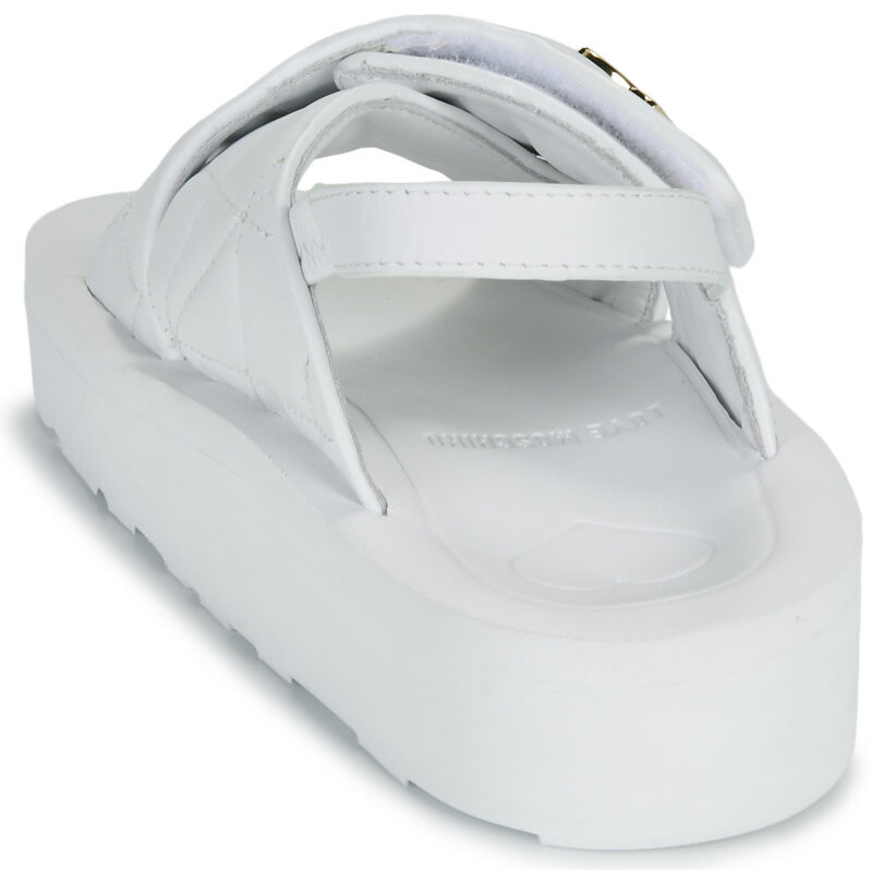 Love Moschino WAVE SANDAL Bianco Sandali con zeppa Donna - 5