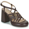 Bronx Ginn-y Marron Sandales avec talon Femme