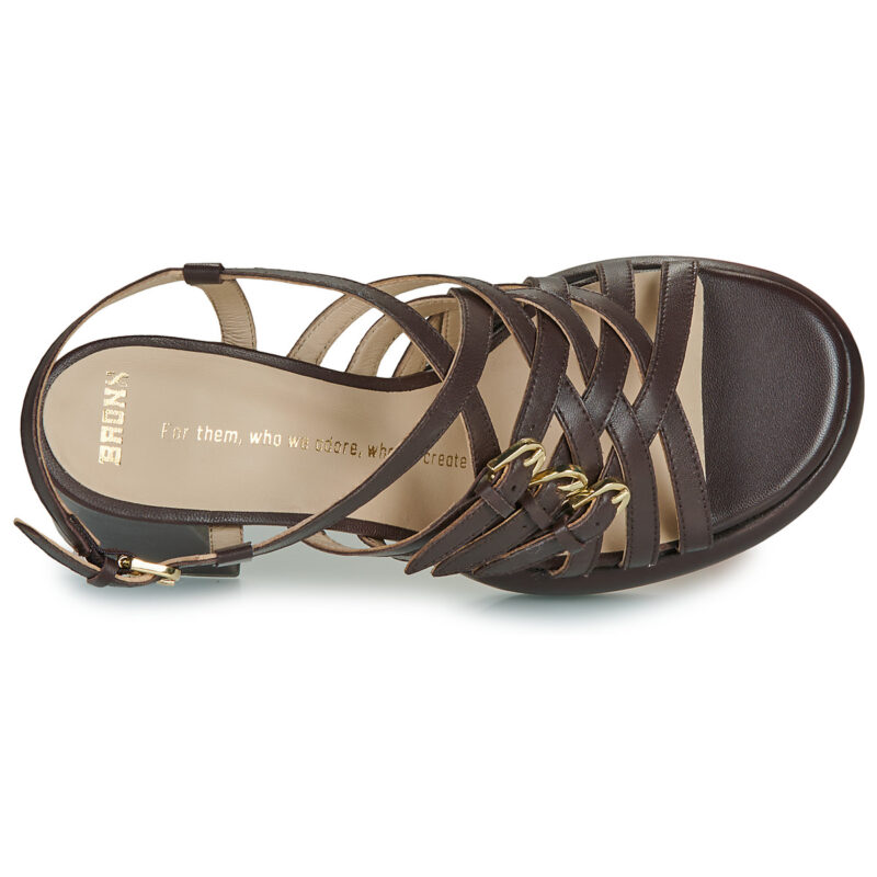 Bronx ginn-y Marrone Sandali con tacco Donna - 6