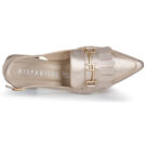 Hispanitas DALI-HV253817 Goldene Sandaletten mit Absatz f&uuml;r Damen &ndash; Gr&ouml;&szlig;e 6