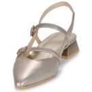 Hispanitas Sandalias de tac&oacute;n doradas DALI-HV253922 para mujer - Talla 3