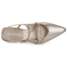 Hispanitas Sandalias de tac&oacute;n doradas DALI-HV253922 para mujer - Talla 6