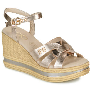 Les Petites Bombes  LEANA  Oro -  Sandali con zeppa  Donna