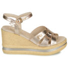 Les Petites Bombes LEANA Oro Sandali con zeppa Donna - 2