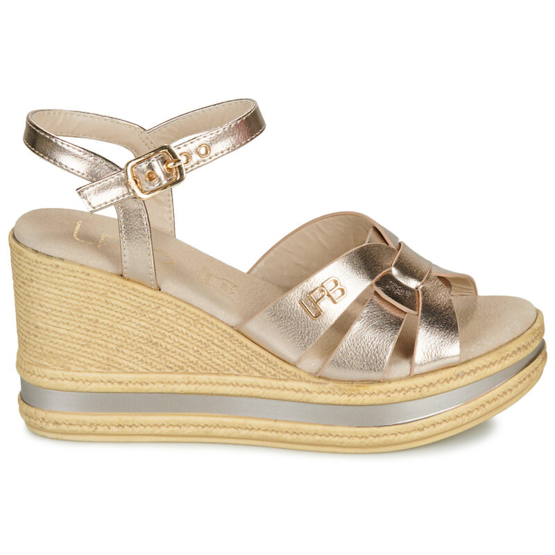 Les Petites Bombes LEANA Oro Sandali con zeppa Donna - 2