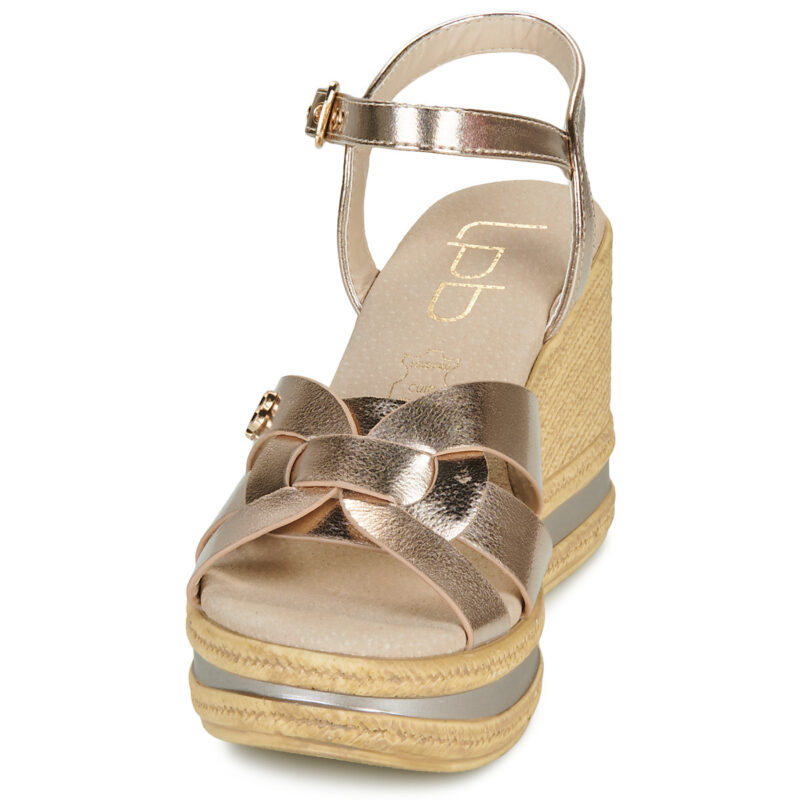 Les Petites Bombes LEANA Oro Sandali con zeppa Donna - 3