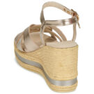 Les Petites Bombes LEANA Oro Sandali con zeppa Donna - 5
