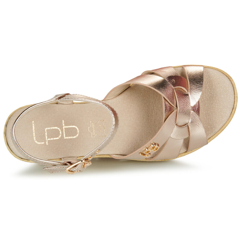 Les Petites Bombes LEANA Oro Sandali con zeppa Donna - 6
