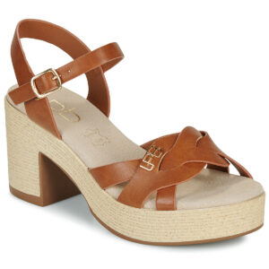 Les Petites Bombes  LOUANE  Marrone -  Sandali con zeppa  Donna