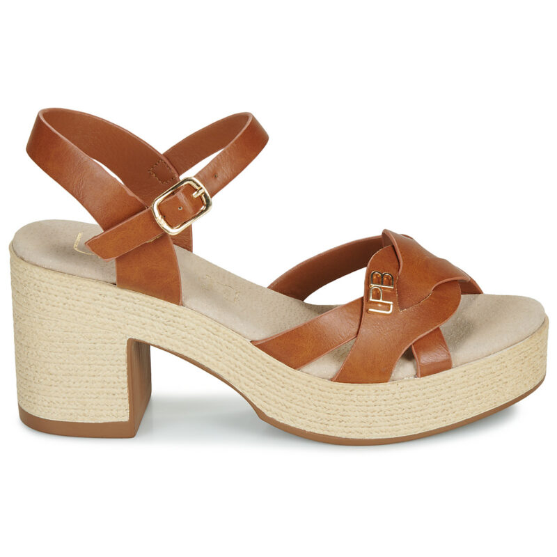 Les Petites Bombes LOUANE Marrone Sandali con zeppa Donna - 2