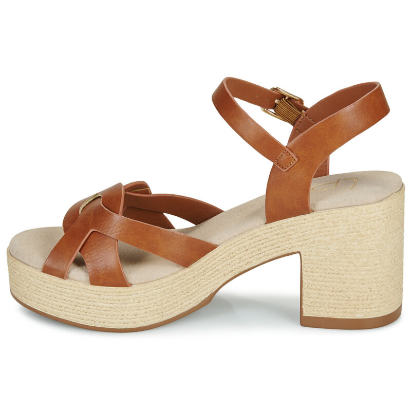 Les Petites Bombes LOUANE Marrone Sandali con zeppa Donna - 4