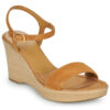 Unisa RITA Marrone Sandali con zeppa Donna