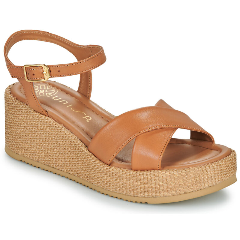 Unisa KEEN Marrone Sandali con zeppa Donna - 1