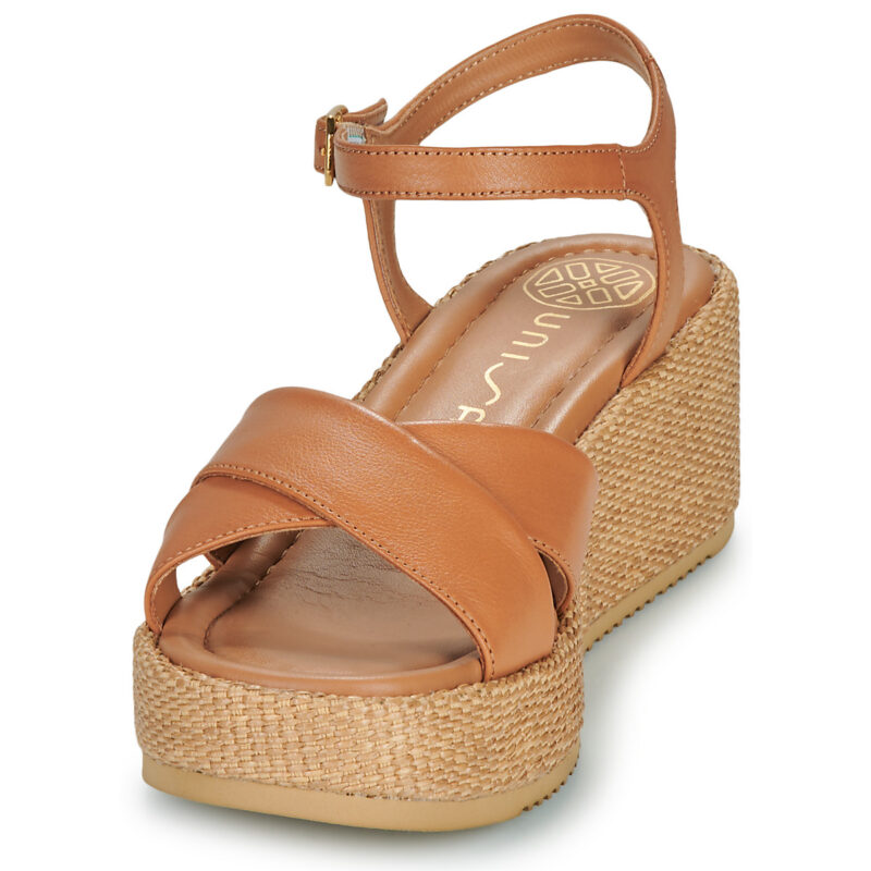 Unisa KEEN Marrone Sandali con zeppa Donna - 3