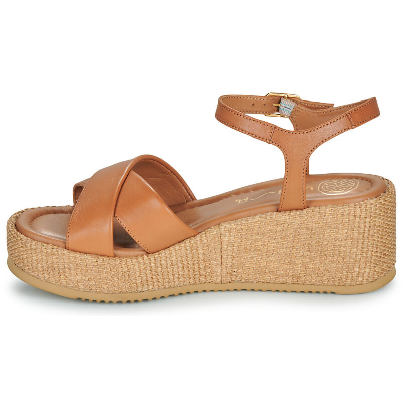 Unisa KEEN Marrone Sandali con zeppa Donna - 4