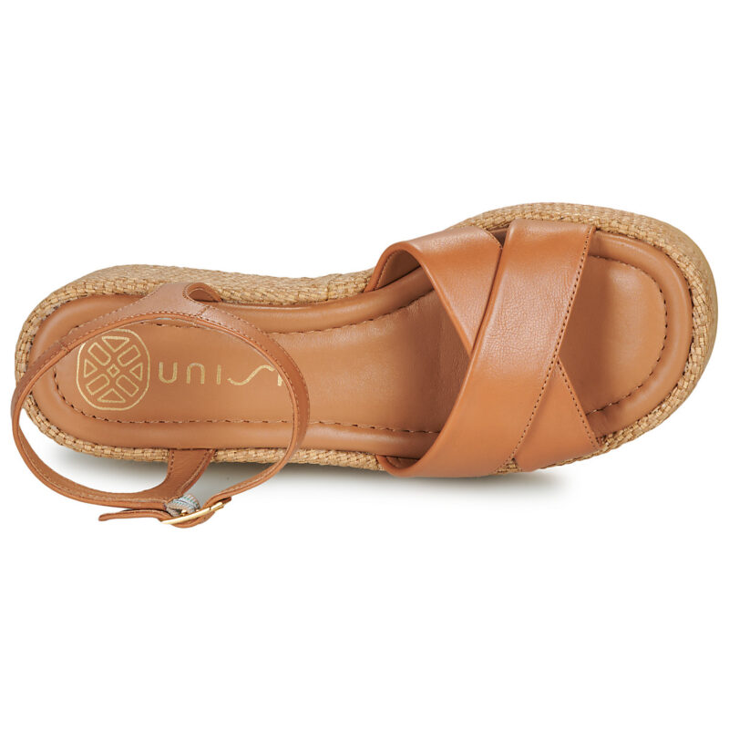 Unisa KEEN Marrone Sandali con zeppa Donna - 6