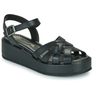 Unisa  KOBY  Nero Sandali con zeppa Donna