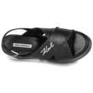 Karl Lagerfeld  WENDY Whipstich Kross Strap  Nero -  Sandali con zeppa  Donna - 6