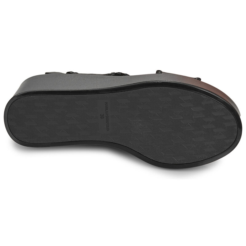 Karl Lagerfeld  WENDY Whipstich Kross Strap  Nero -  Sandali con zeppa  Donna - 7